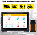 Humzor ND566E Truck Scanner BT5.0 Special Functions Vehicle Heavy Truck Diagnostic Tools With Rugged Tablet